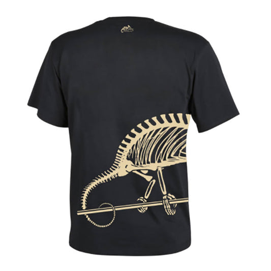 T-SHIRT, FULL BODY SKELETON, Olive Green