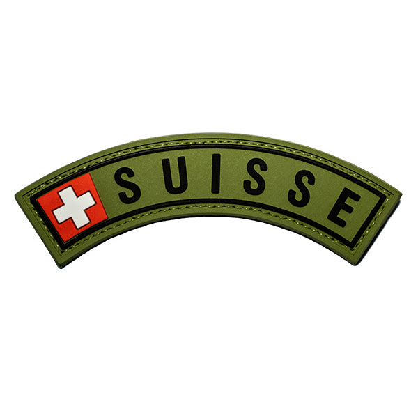 Klettabzeichen SUISSE Armee-Nationalitätenabzeichen PVC