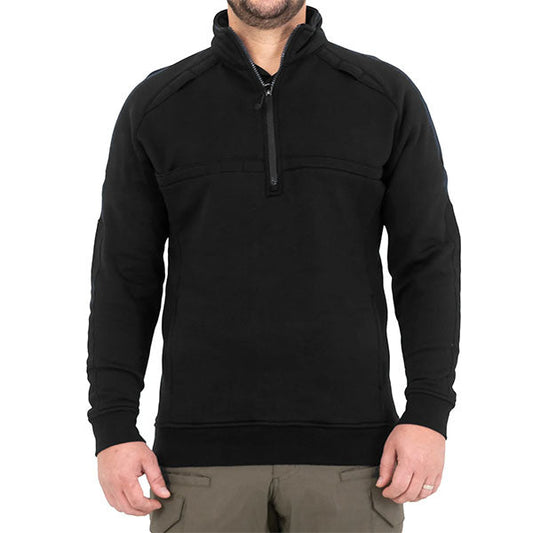 Sweater Men's COTTON JOB SHIRT QUARTER ZIP