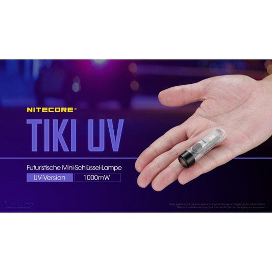 LED-TASCHENLAMPE TIKI UV, 1'000mW (inkl. Akku)