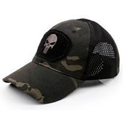 Baseball-Kappe TAC BASE CAP MESH PUNISHER, Ripstop, Velcro, One size