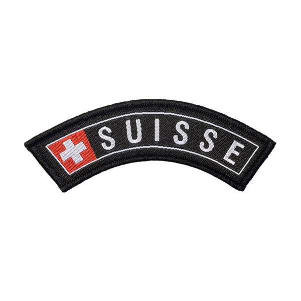 Klettabzeichen SUISSE Armee-Nationalitätenabzeichen, gestickt