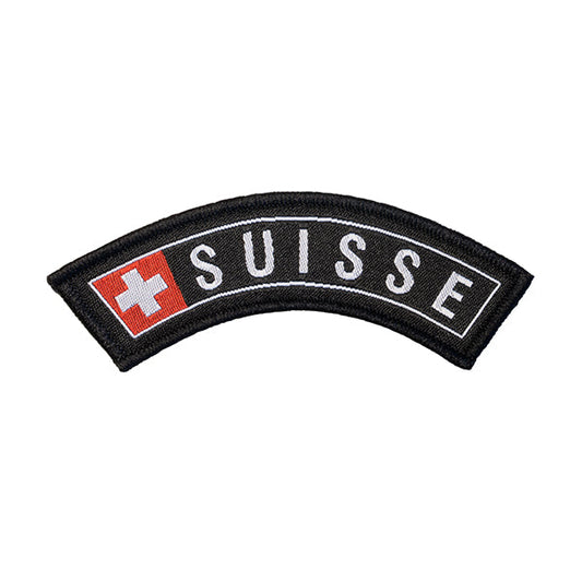 Klettabzeichen SUISSE Armee-Nationalitätenabzeichen, gestickt