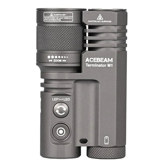 Suchscheinwerfer TERMINATOR M1 DUAL HEAD, 3'500 Lumen, kaltweiss 6500K (inkl. Akku)