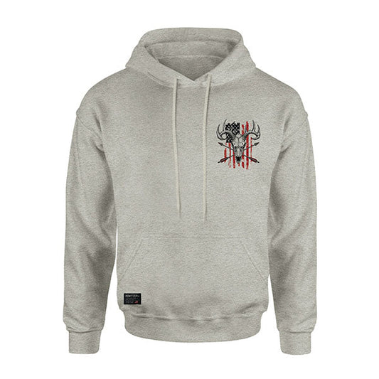 Hoody DEER FLAG, oatmeal