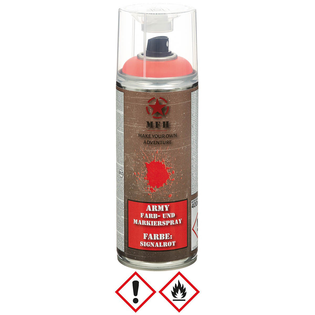 Army Farbspray, SIGNALROT, 400 ml