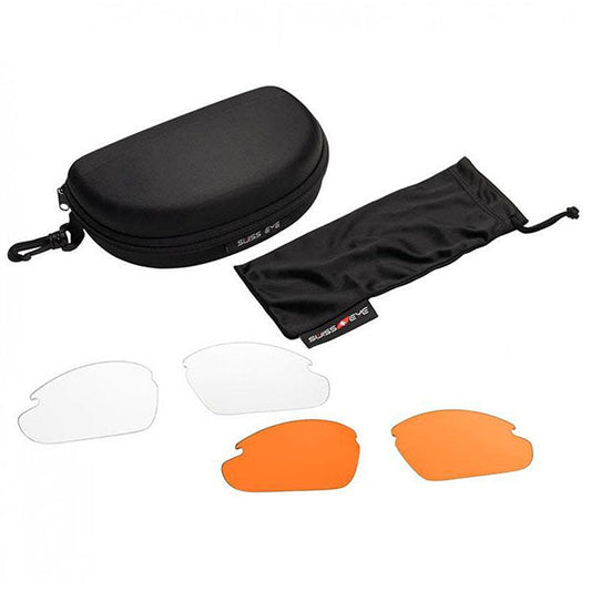 APACHE, smoke, orange & clear Linsen, Frame: rubber brown