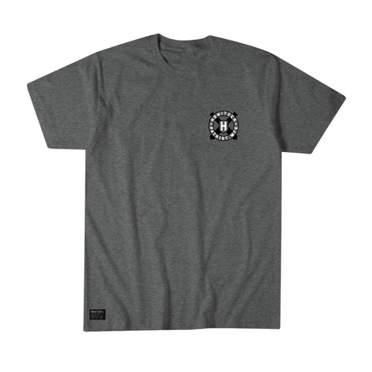 T-Shirt STALK SS TEE, graphite heather