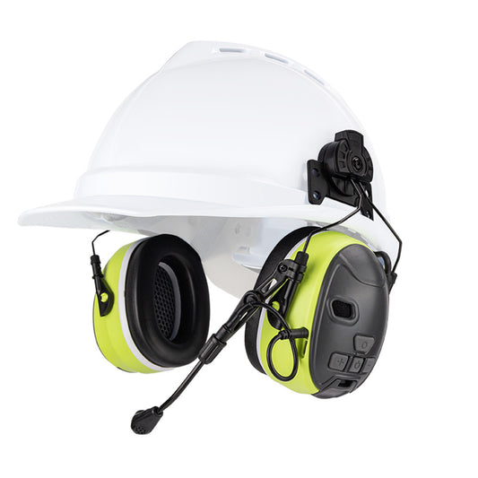 C51H Bluetooth PPE Ear Muffs Hard Hat Mount