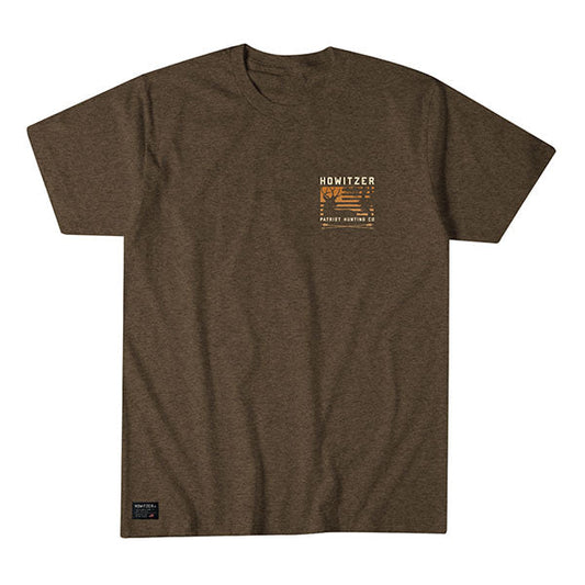 T-Shirt PATRIOT HUNTING, brown