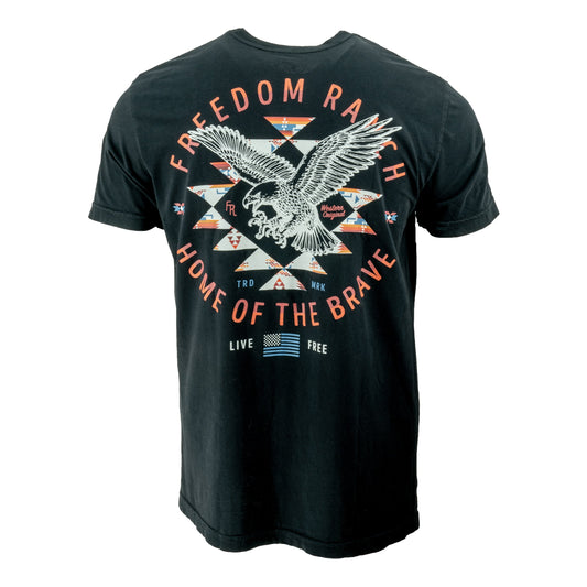 T-Shirt EAGLE BRAVE SS TEE, black