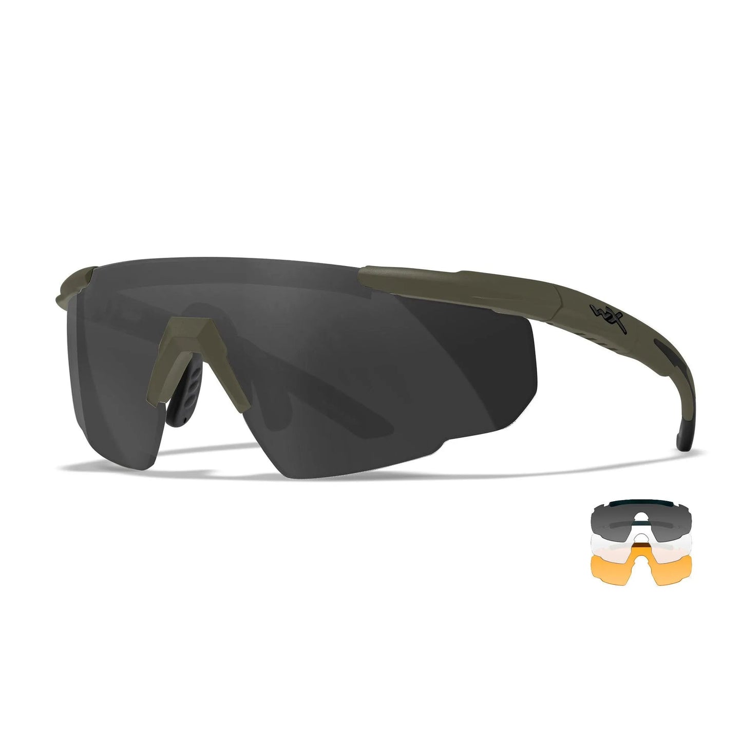 Sonnenbrille SABER ADVANCED, Three Lens Kit, grau/klar/helles orange