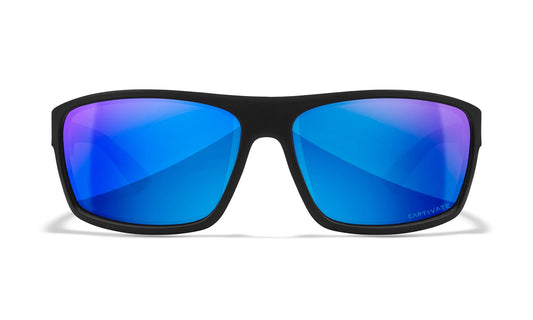 Sonnenbrille WX PEAK XL, CAPTIVATE™ Polarized Blue Mirror, Frame: Matte Black
