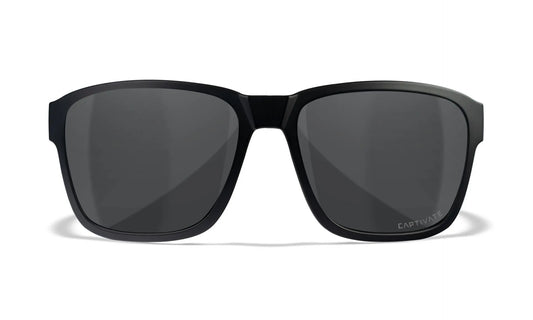 WX TREK Lenses: CAPTIVATE™ Polarized grey, Frame: matte black