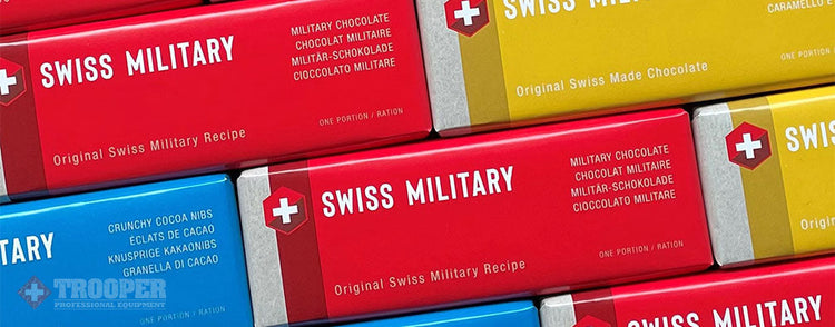 Swiss Military Schokolade - Verschiedene Sorten Armeeschoggi