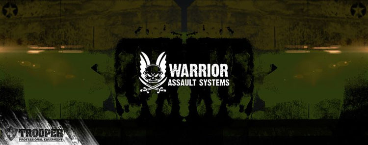 Warrior Assault Systems Logo vor dunklem Hintergrund