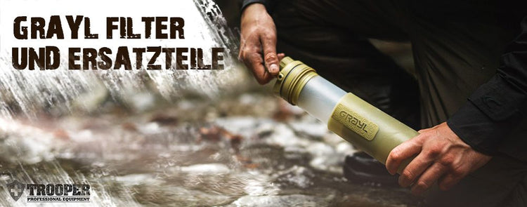 Grayl Filter und Ersatzteile