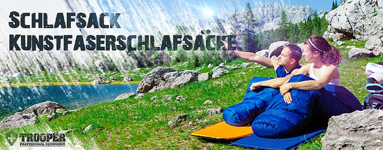 Kunstfaser Schlafsack Outdoor