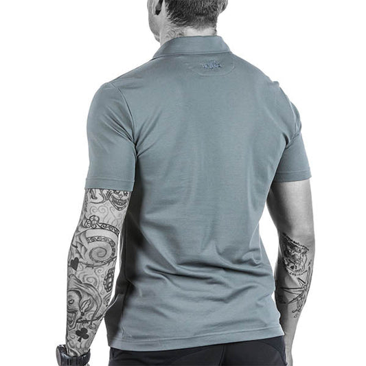 Polo Shirt URBAN, steel grey