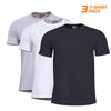 T-Shirt ORPHEUS 3-er Pack Black/Grey/White