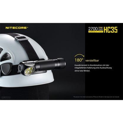 LED-STIRNLAMPE HC35 - 2'700 Lumen, inkl. Akku