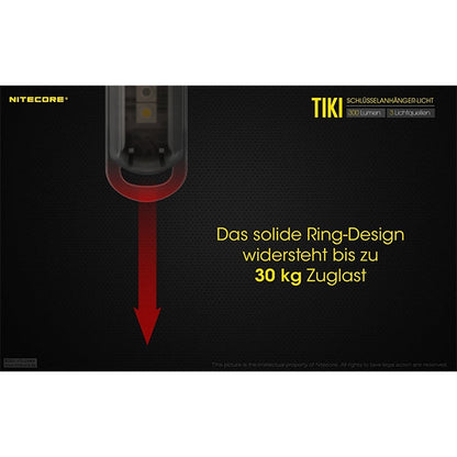 Mini-LED-TASCHENLAMPE TIKI - 300 Lumen, inkl. Akku