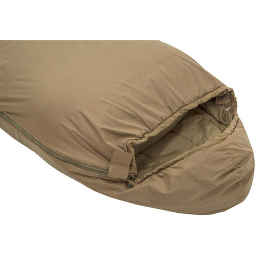 TROPEN Kunstfaserschlafsack, Grösse M, Reissverschluss Links, Sand