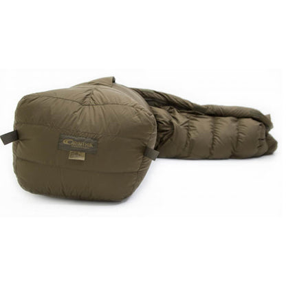 XP DOWN 1000 Daunenschlafsack, Grösse M, Reissverschluss Mitte, Olive