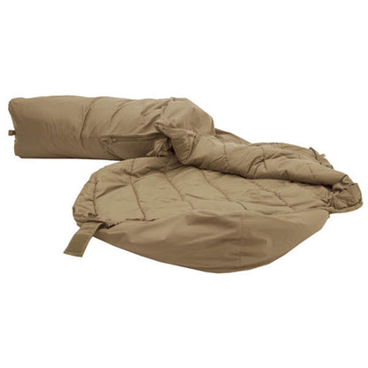 Tropen Kunstschlafsack, Grösse L, Reissverschluss links, Sand