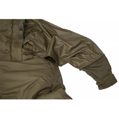 Kunstfaserschlafsack SURVIVAL ONE, Grösse L bis Körpergrosse 200cm Reissverschluss Mitte, Olive