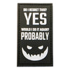 Morale Patch DO I REGRET THIS? YES. - WOULD I DO IT AGAIN? PROBABLY.