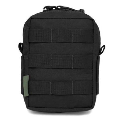 Small MOLLE Utility Pouch Zipped, black