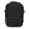 Small MOLLE Utility Pouch Zipped, black