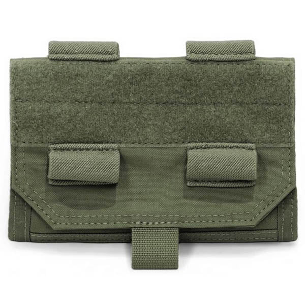 Front Opening Admin pouch with fold out sleeves