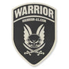 Morale Patches RUBBER LOGO SHIELD, black
