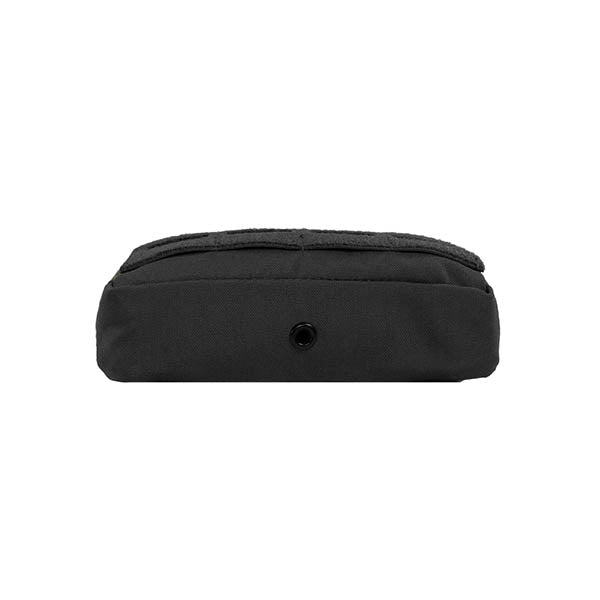 Laser Cut Small Horizontal Utility Pouch, black
