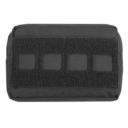 Laser Cut Small Horizontal Utility Pouch, black
