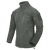Leichte Einsatzjacke ALPHA TACTICAL JACKET, Grid Fleece, Foliage Green