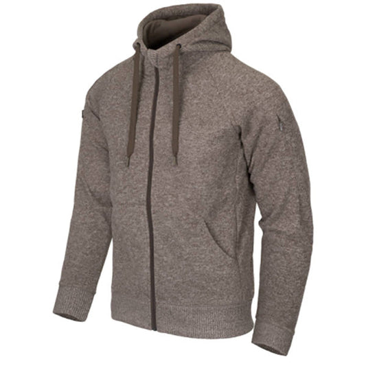 COVERT TACTICAL HOODIE (Fullzip), Melange Light Tan