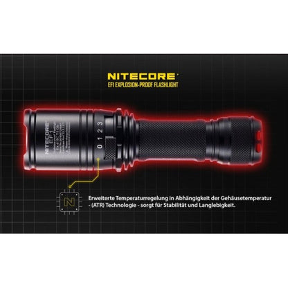 Taktische LED-Taschenlampe EF1, 830 Lumen, ohne Akku