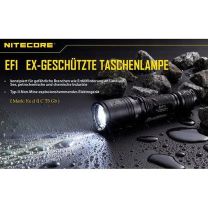 Taktische LED-Taschenlampe EF1, 830 Lumen, ohne Akku