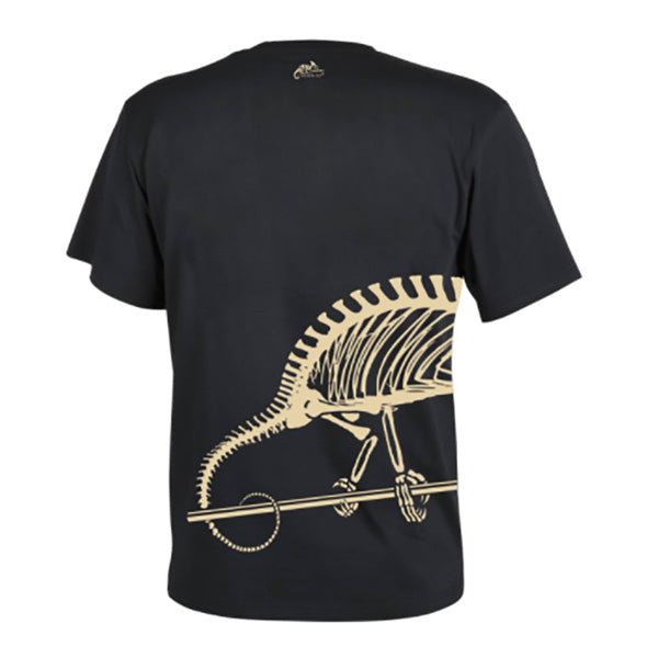 T-SHIRT, FULL BODY SKELETON, Olive Green
