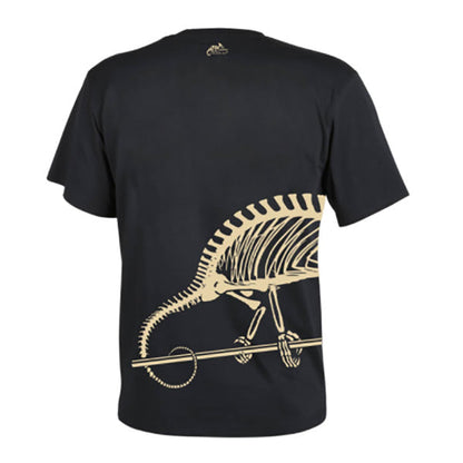 T-SHIRT, FULL BODY SKELETON, Olive Green
