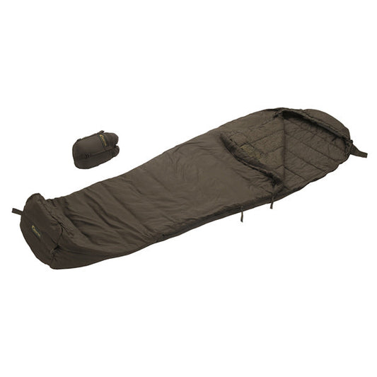 Kunstfaserschlafsack EAGLE, Grösse L Reissverschluss Links, Olive