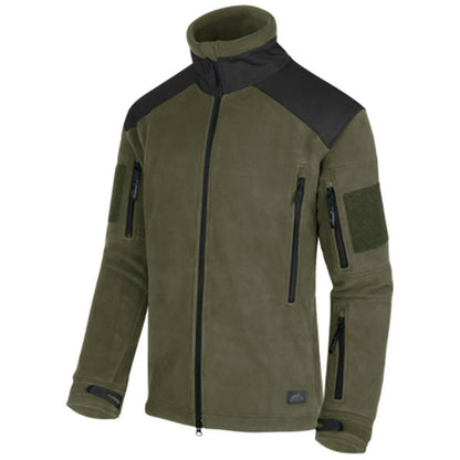 Double-Fleece Jacke LIBERTY JACKET, Olive-Black
