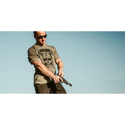 T-Shirt TEE KBARRED, jade black heather
