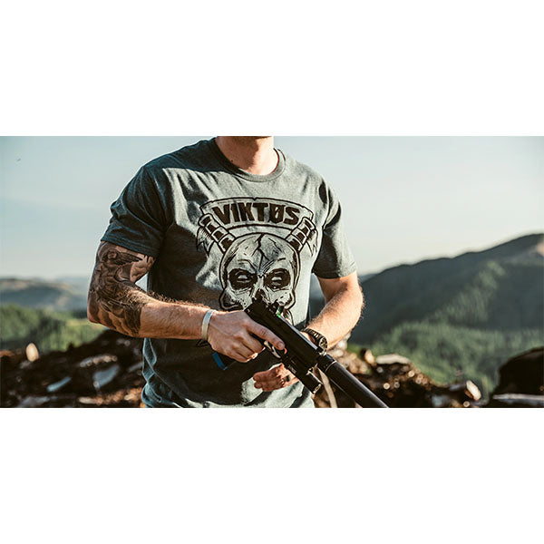 T-Shirt TEE KBARRED, jade black heather