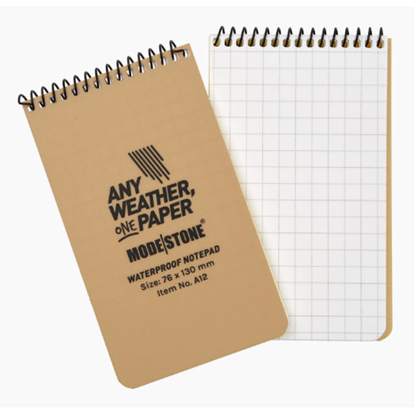 ANY WEATHER ONE PAPER, Spiral-Notizblock 76x130mm, 50 Blatt