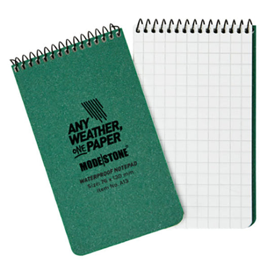 ANY WEATHER ONE PAPER, Spiral-Notizblock 76x130mm, 50 Blatt