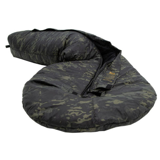 Kunstfaserschlafsack DEFENCE 4, Grösse L, Reissverschluss mittig